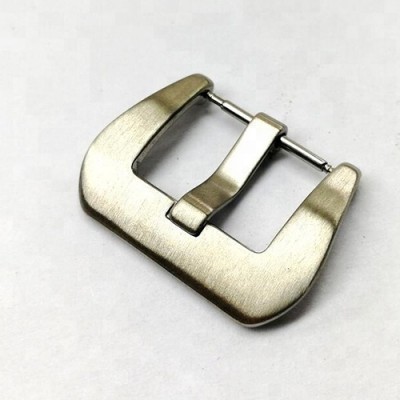 China made polished brushed stainless steel watch strap buckle for smart watch strap